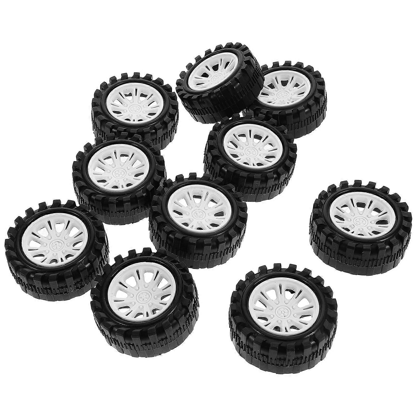 Plastic Model Car Wheels Tires for Trucks – Easy Assembly & Enhanced Grip for DIY Automotive Models