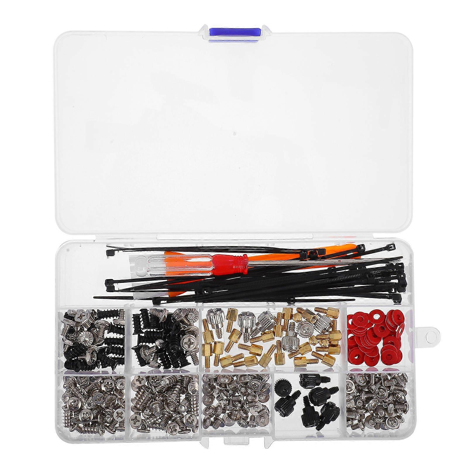 Screws And Nuts Assortment Kit Professional Technicians Pc Enthusiasts 332Pcs