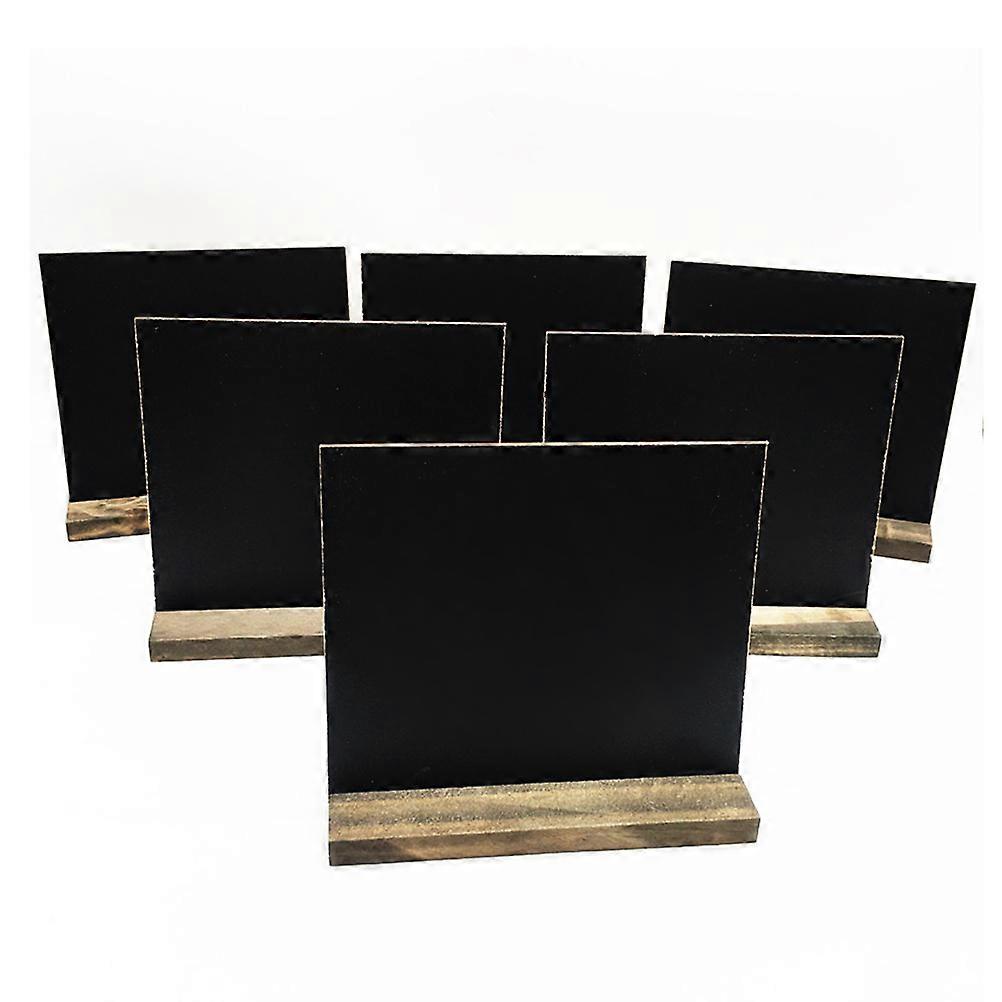 Mini Tabletop Chalkboard Signs Frame Tabletop Chalkboard Sign for Party Theme 15.00X13.00X0.30CM 10Pcs