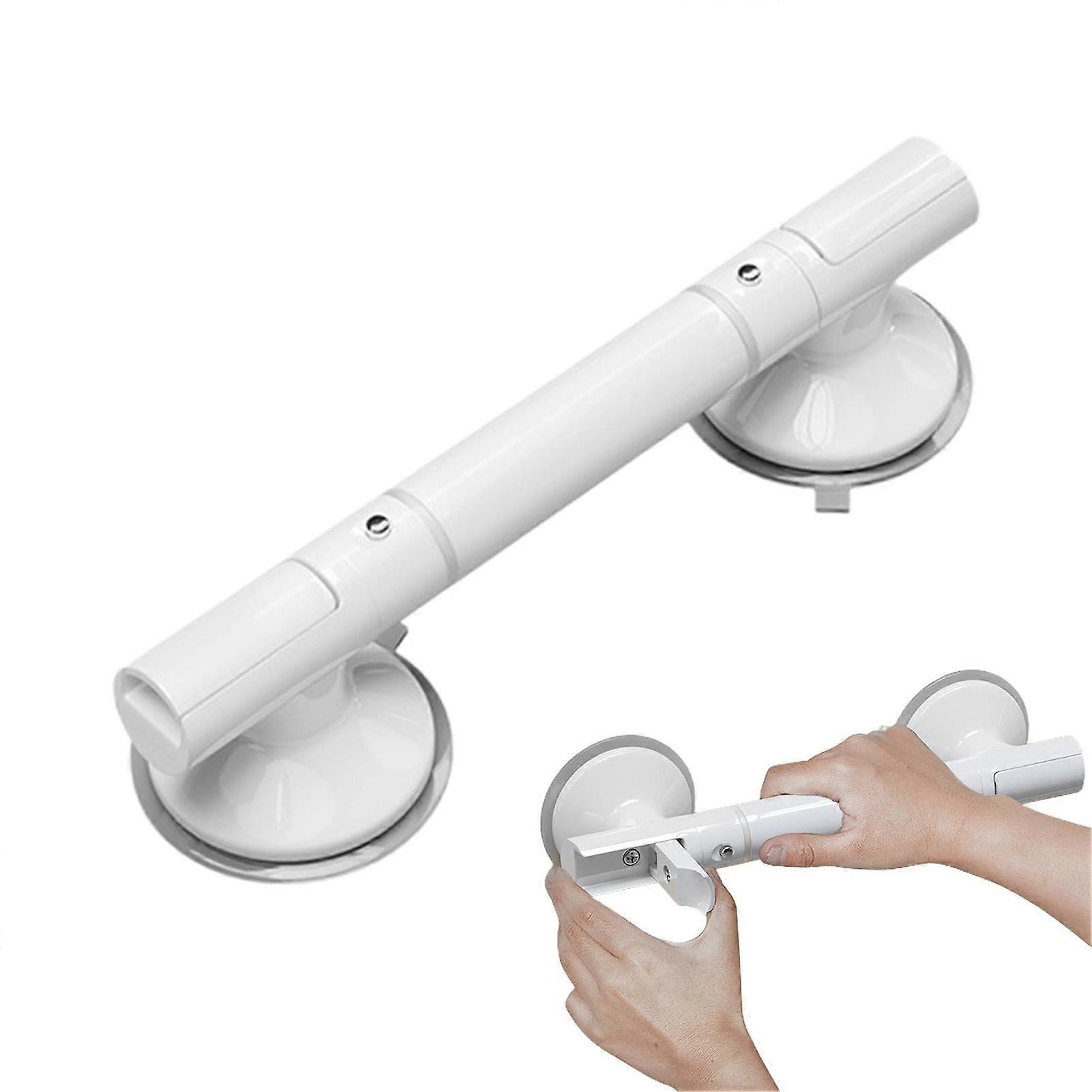 Shower Grab Bar 35 Cm - Heavy Duty Non-Slip Grab Bar for Bathtubs and Bathrooms | White Safety Handrails