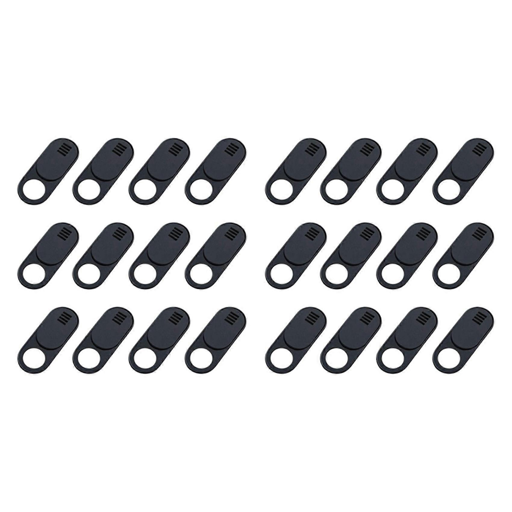 , 24-Pack Ultra Thin Design Web Camera Cover Slide for Laptop, PC, , , Computer, , Pro- Black