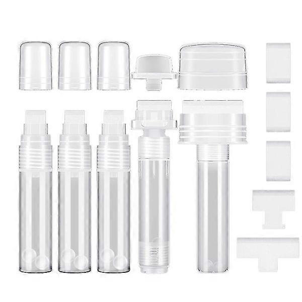 5-Pack Graffiti Markers Refillable Paint Markers Touch Up Pen with 5 Replacement Tips (50