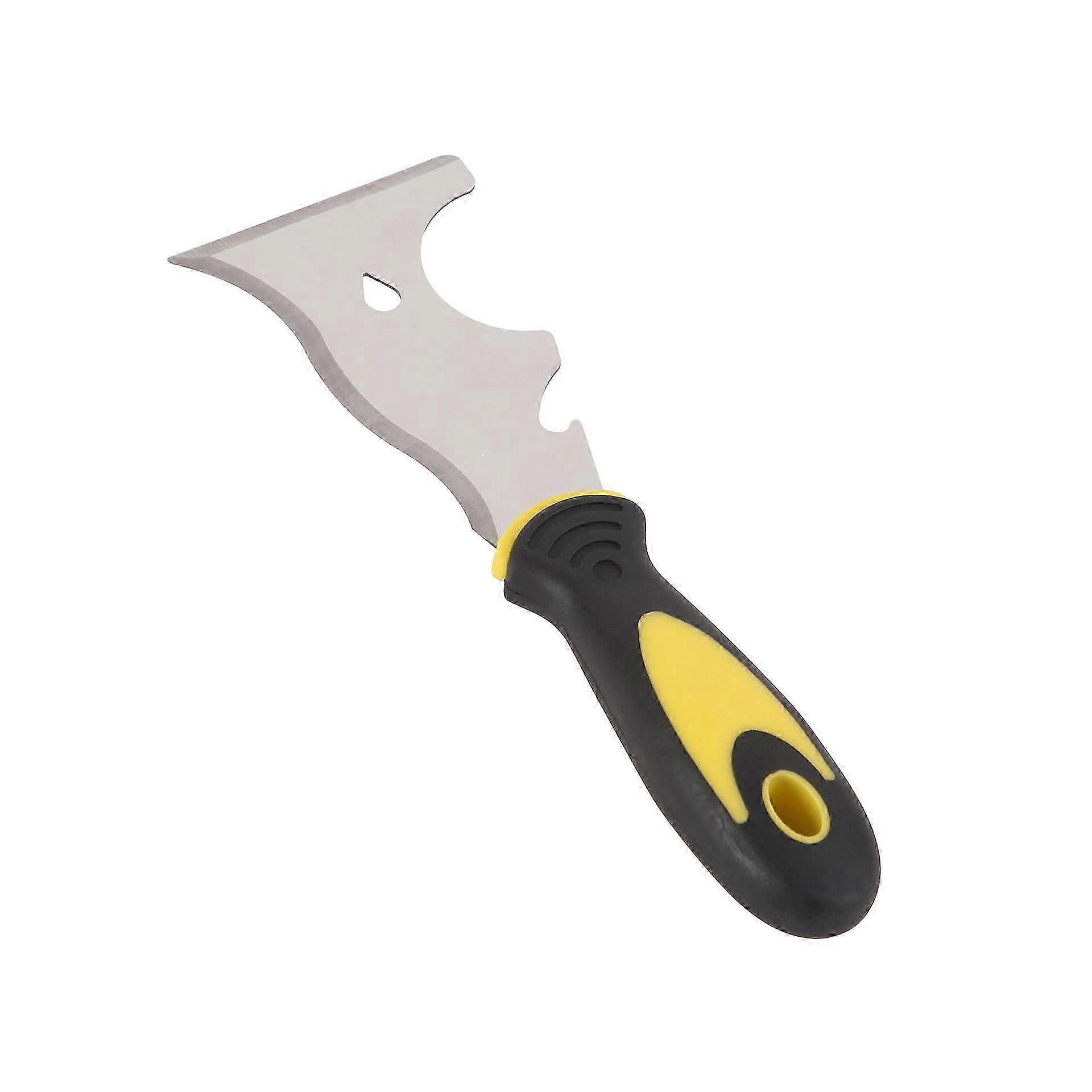 Stainless Steel Multifunction Painter's Spatula with 75mm Blade - Multifunction Scraper with Tapping Plate - Paint Scraper with NoSZRH A-S