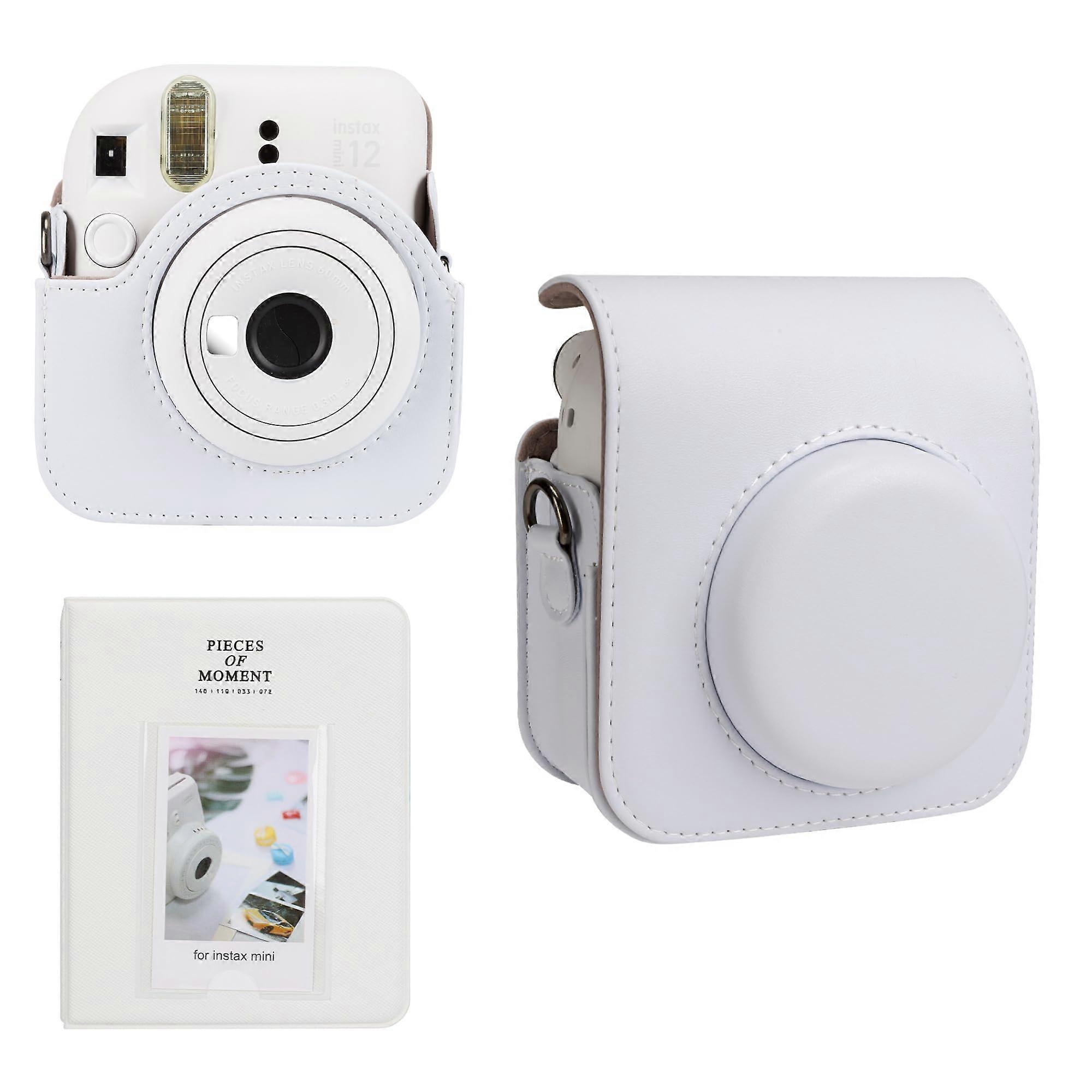 Camera Case and 64 Pockets Photo Album Compatible with Fujifilm Instax Mini 12