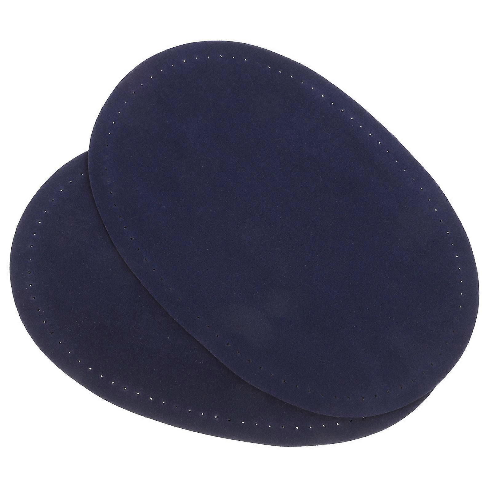 Sew On Appliques for Clothes Made of Soft Lint Grey Color for DIY Use Elbow Patches 1 Pair