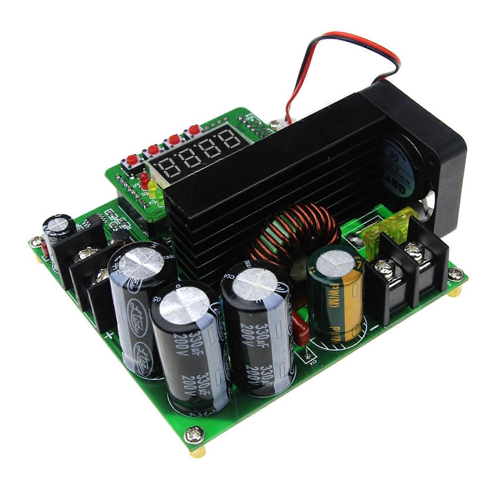 Boost BuckerConverter, DC8-60V to 10-120V Output Adjustable PowerSupply Regulator Module,15A Step Up Converters Multicolor