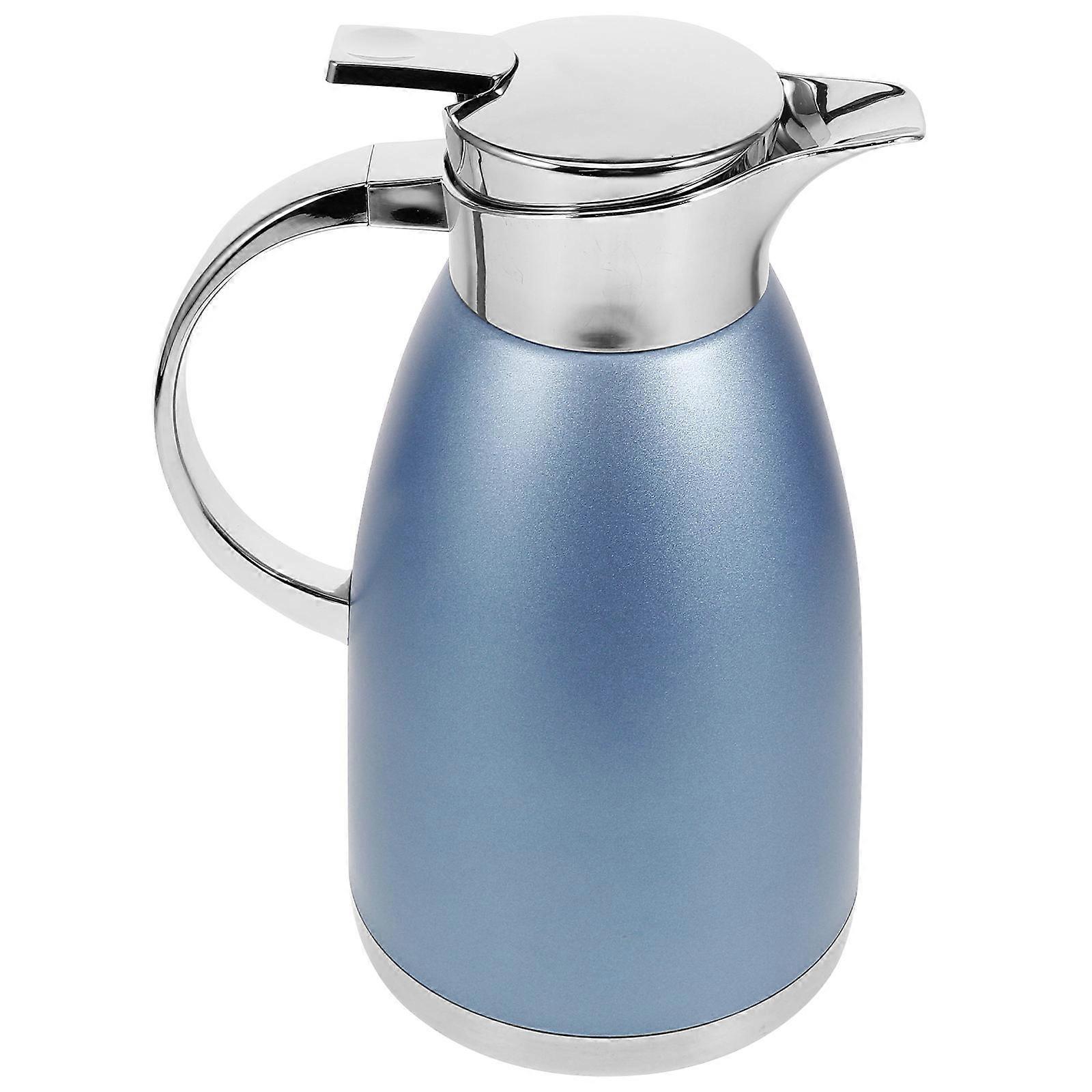 Portable Water Kettle Stainless Steel Coffee Jug Insulated Office Use 1Pcs