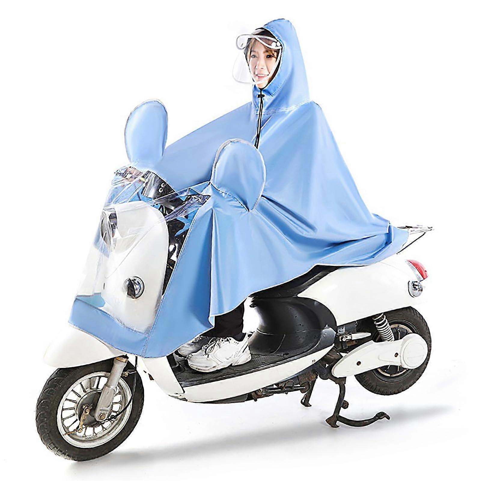 摩托车踏板车自行车夹克,成人自行车保护性 5XL EBike Rain Cape 牛津布 (2sdph6giu911)