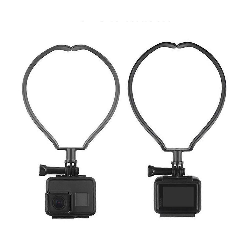 Neck Hanging Stabilizer Phone Holder Clamp Bracket for Video Recording Compatible with Smartphones for Hands Free Filming