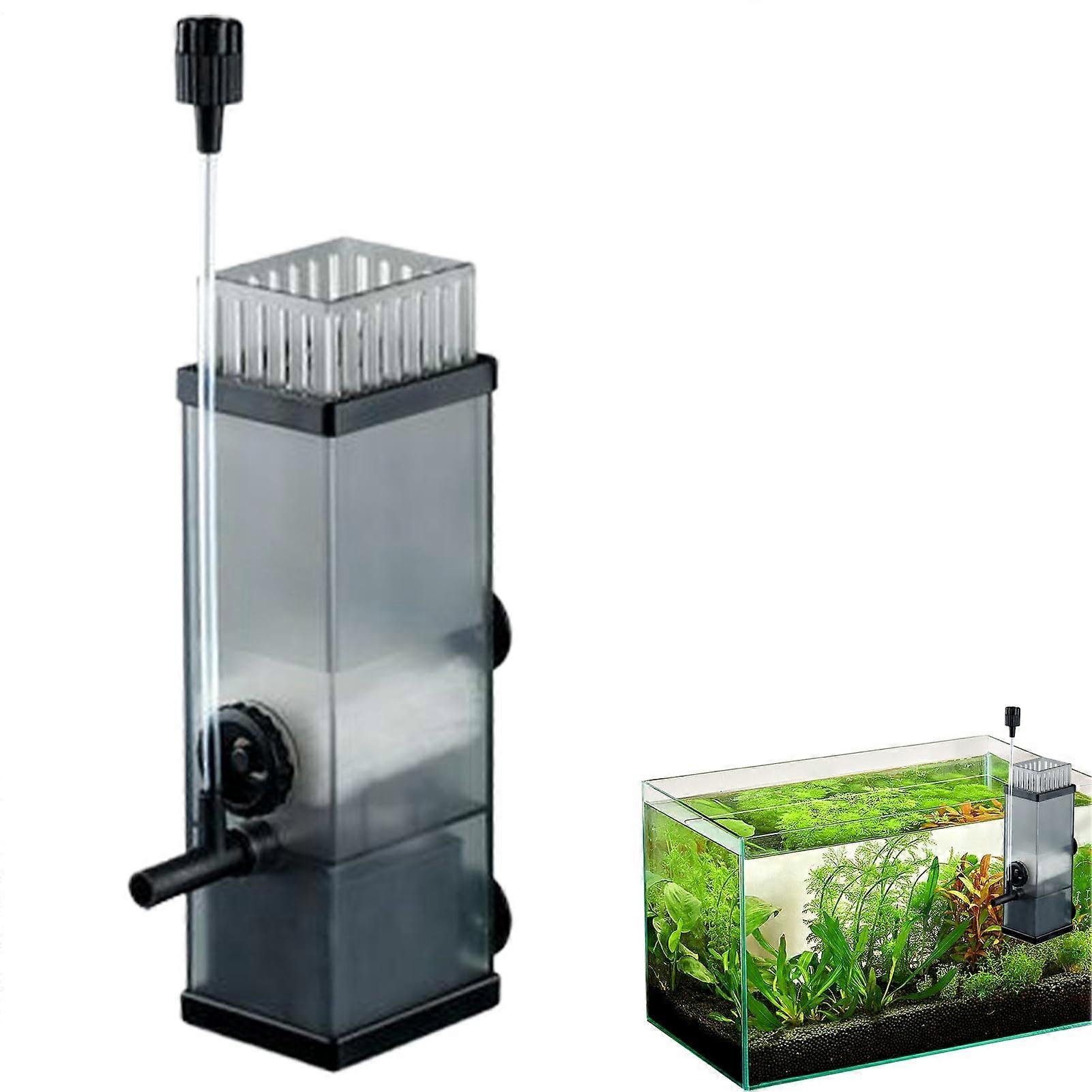 Aquarium Skimmer - Efficient External Surface Skimmer for Fish, Shrimp, and Aquatic Plants, 300L Capacity