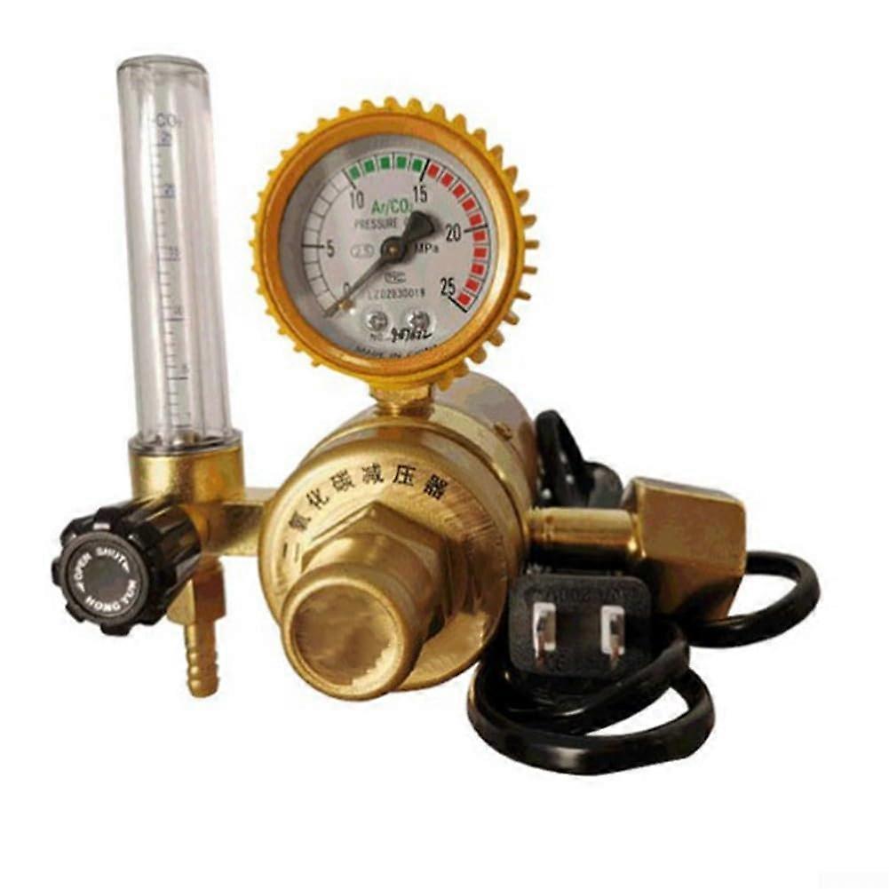 Kohlendioxid-Dekompressor CO2 Decompressor Regulator For Greenhouse And Aquarium 220V With Pressure Gauge