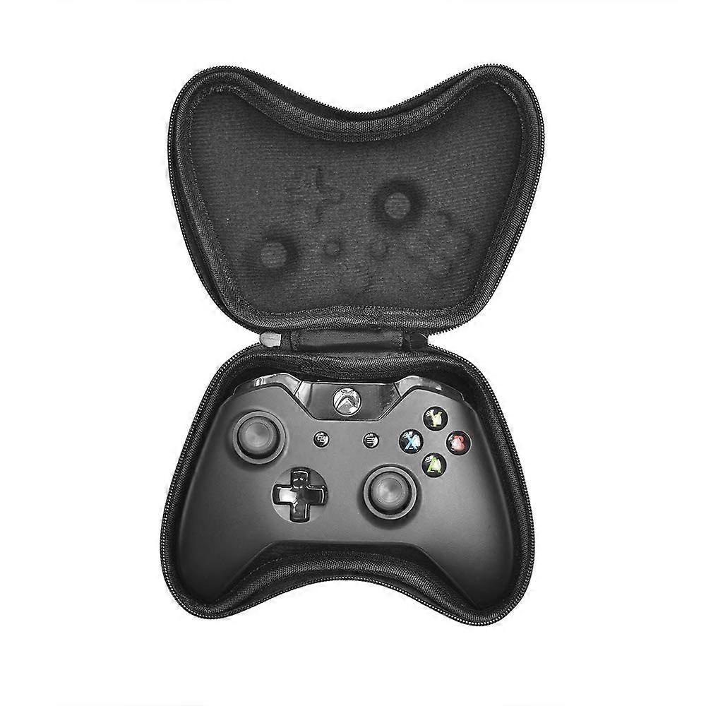 Xbox Controller Storage Case Compatible with Xbox Series X, Series S, One, One Elite, Black Plastic Flip Cover Protector