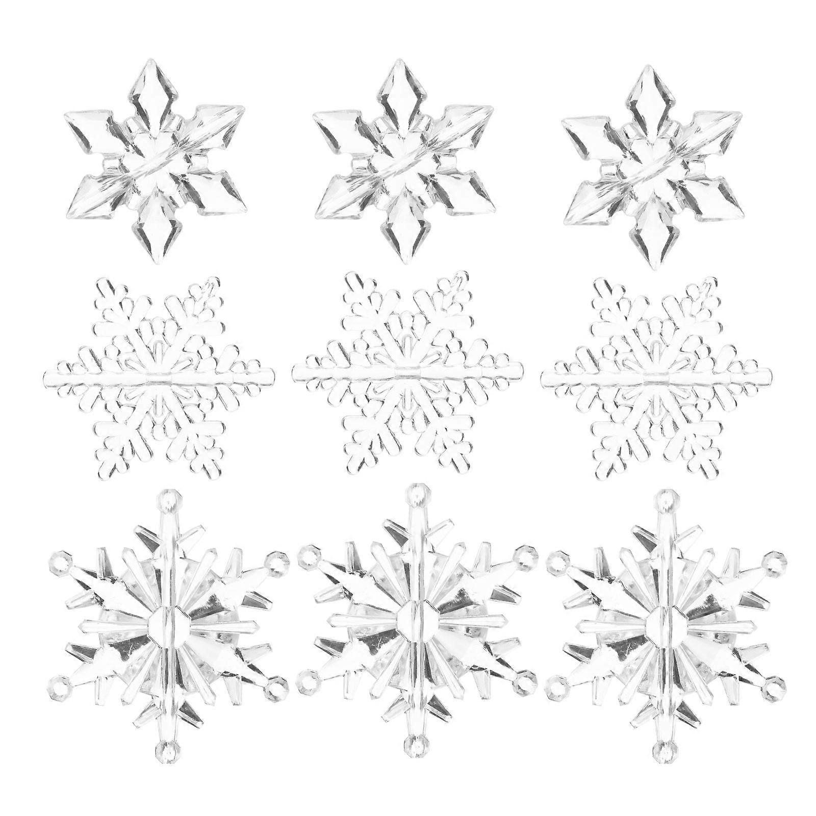 Versatile crafting ornaments, snowflake parts for