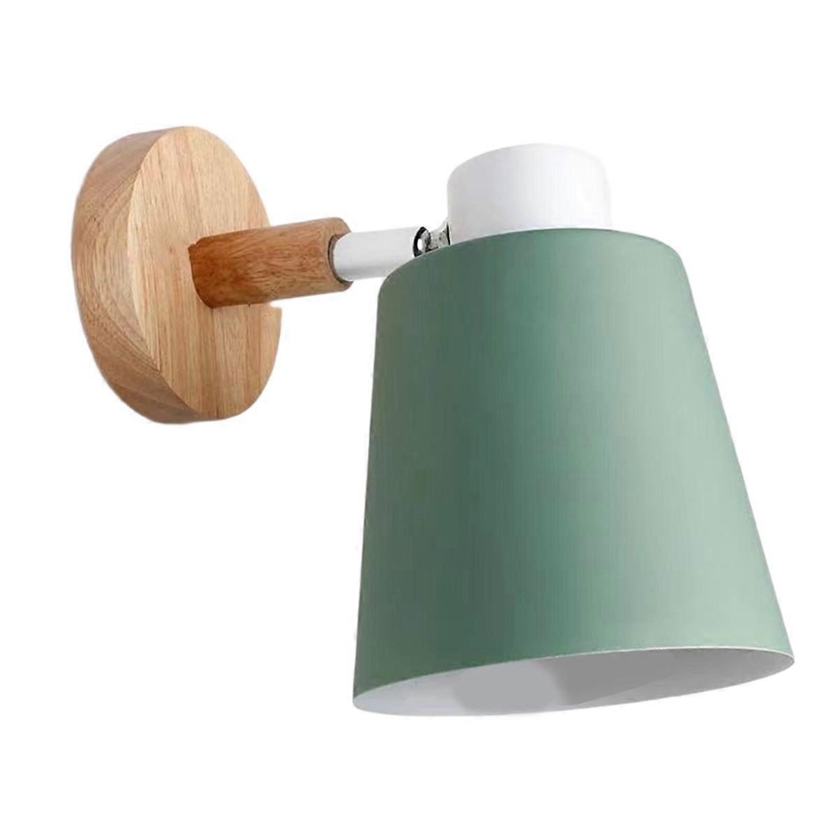 Modern Nordic Wall Lights for Bedside Staircase Green EU Plug