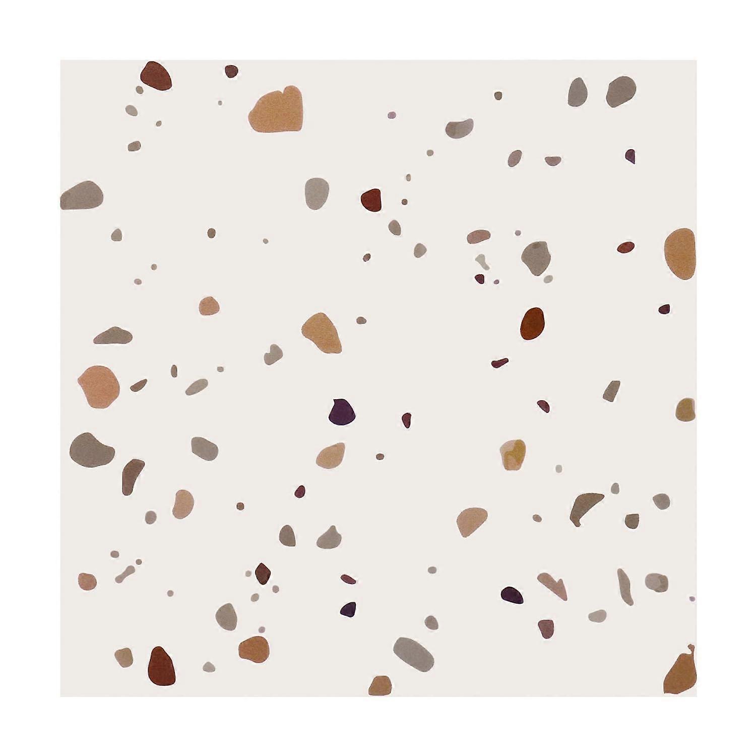 Peel & Stick Floor Tiles Self-Adhesive Vinyl Flooring 30.5x30.5 cm Waterproof Terrazzo Design Removable Tile Stickers 10 Sheets