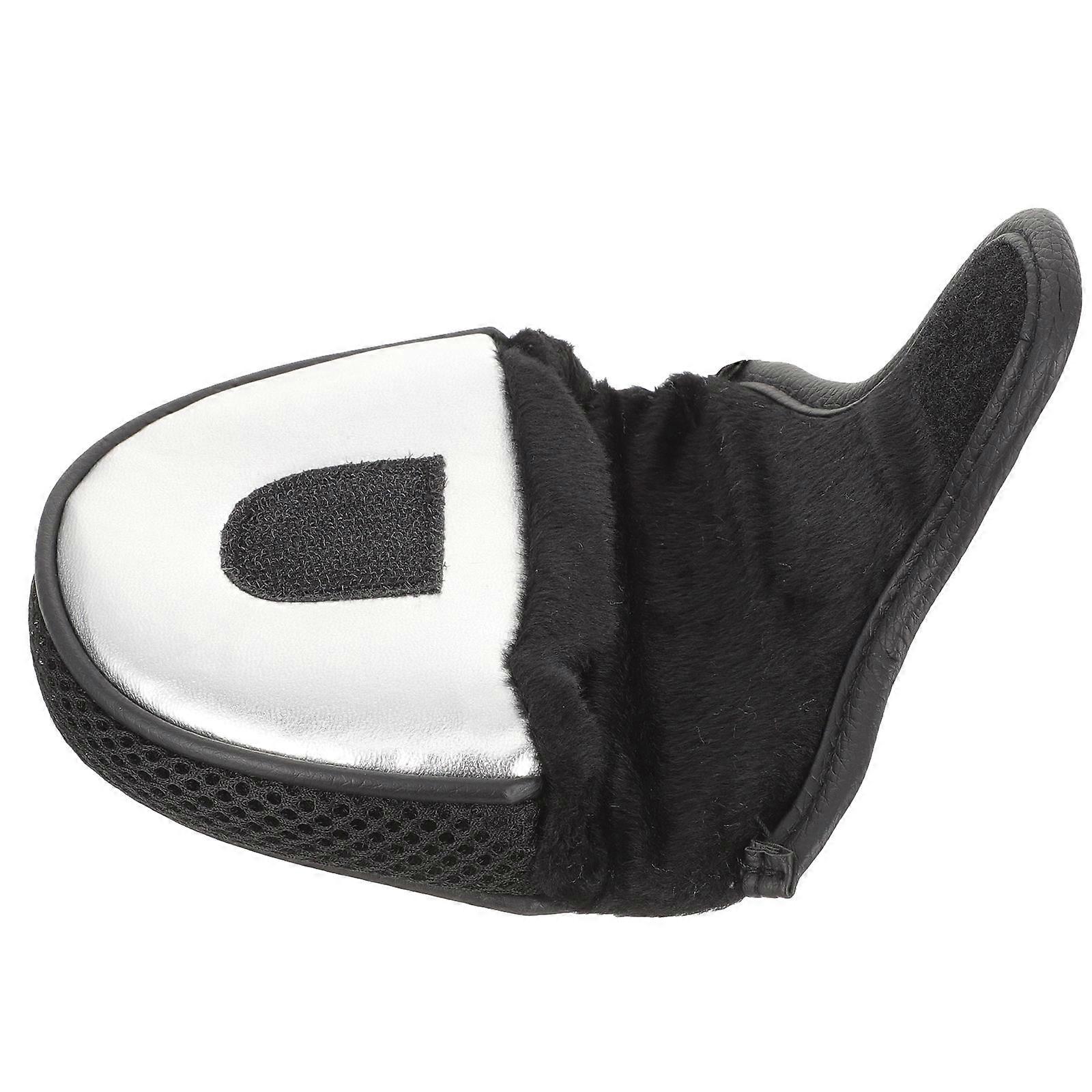 Golf Putter Cover with PU Protection for Woman Silver Color Lightweight and Durable 4.5