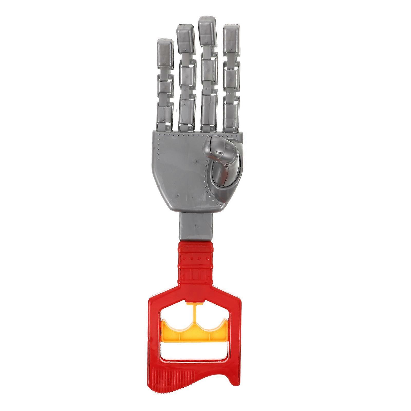 Retro Plastic Robot Arm Mechanical Grabbing Tool for Interactive Play Enhances Hand Eye Coordination Encourages Independent Play Builds Confidence