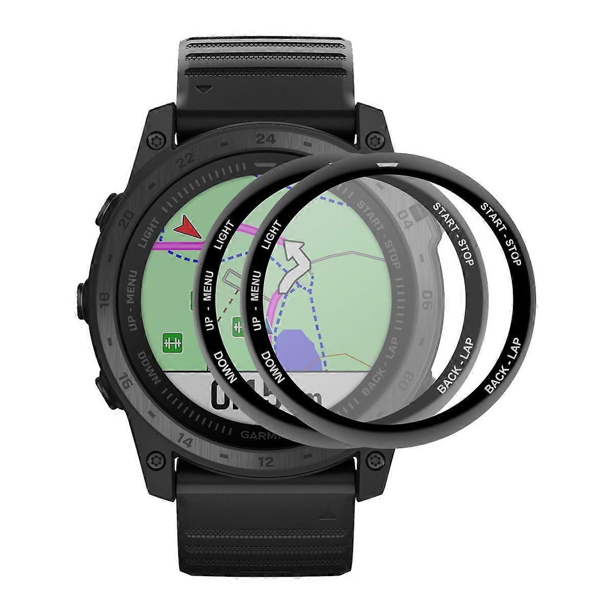 2 PCS For Garmin Tactix 7 / 7 Pro ENKAY 3D Full Coverage Soft PC Edge + PMMA HD Screen Watch Film For Garmin Tactix 7 / 7 Pro (2 PCS)