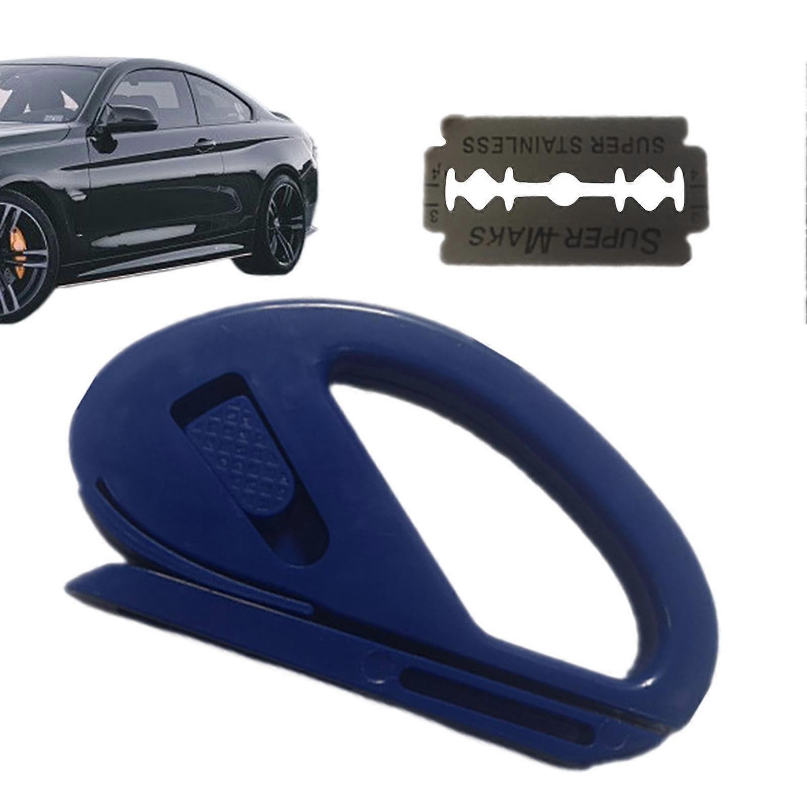 Car Film Cutter with Double Blade for Carbon Fibre and Vinyl Film | Stainless Steel Window Tint Tools for Crafts and Gift Wrapping