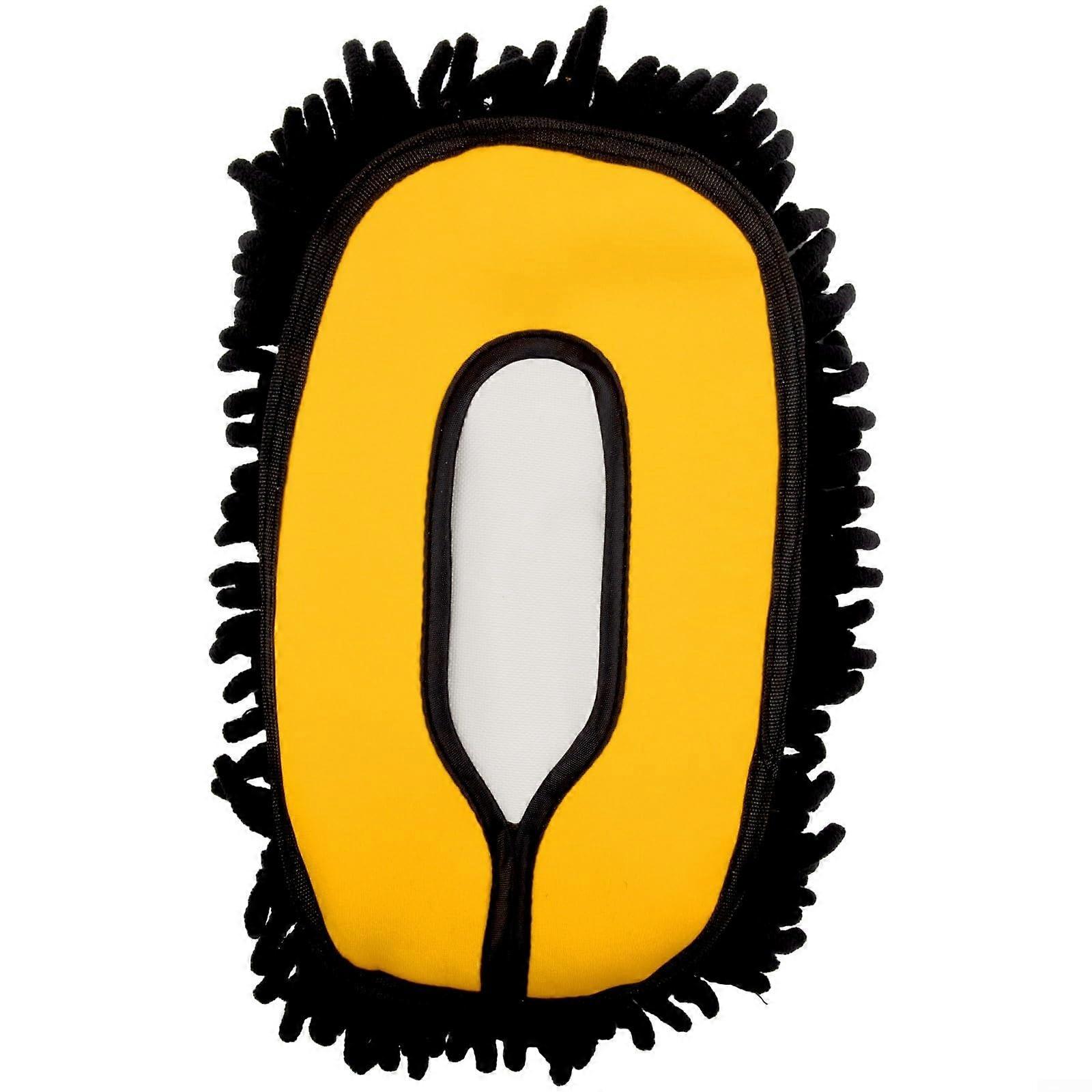 Chenille car cleaning brush, ideal for wet and dry cleaning applications
