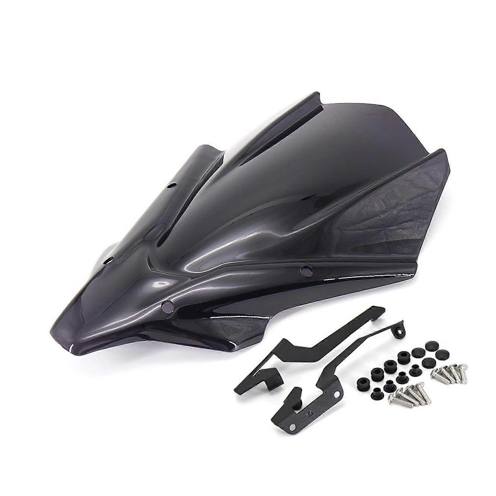 Tinted Windshield for MT-07 2021 Motorcycle Accessories, Deflector Screen, Smoke Black Windshield for MT07 Models