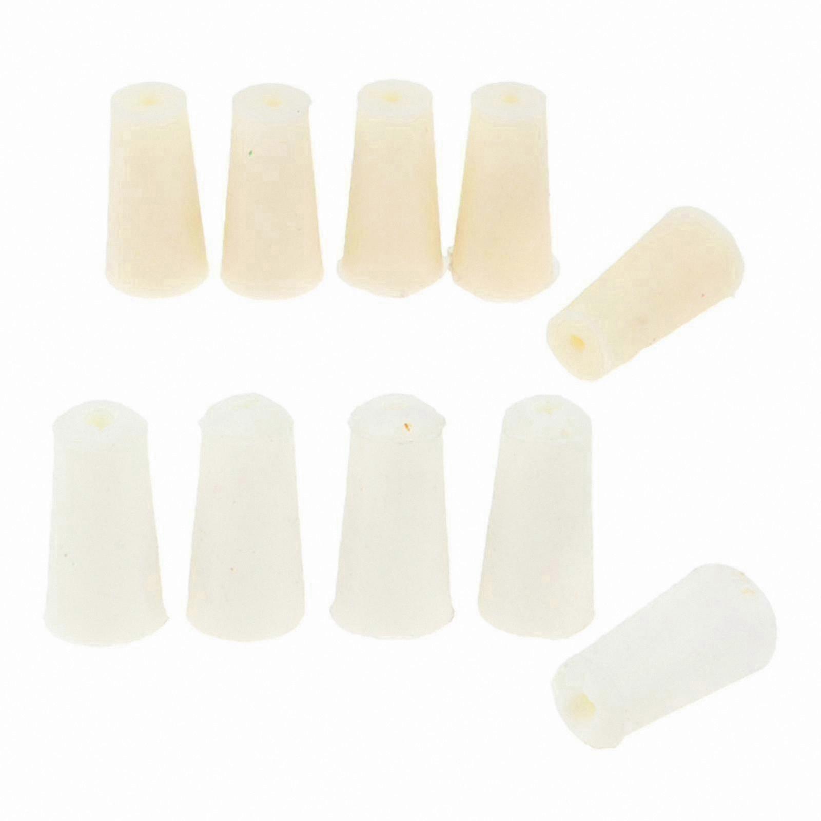 10-Pack Silicone Stopper Plugs for Lab Flasks and Test Tubes
