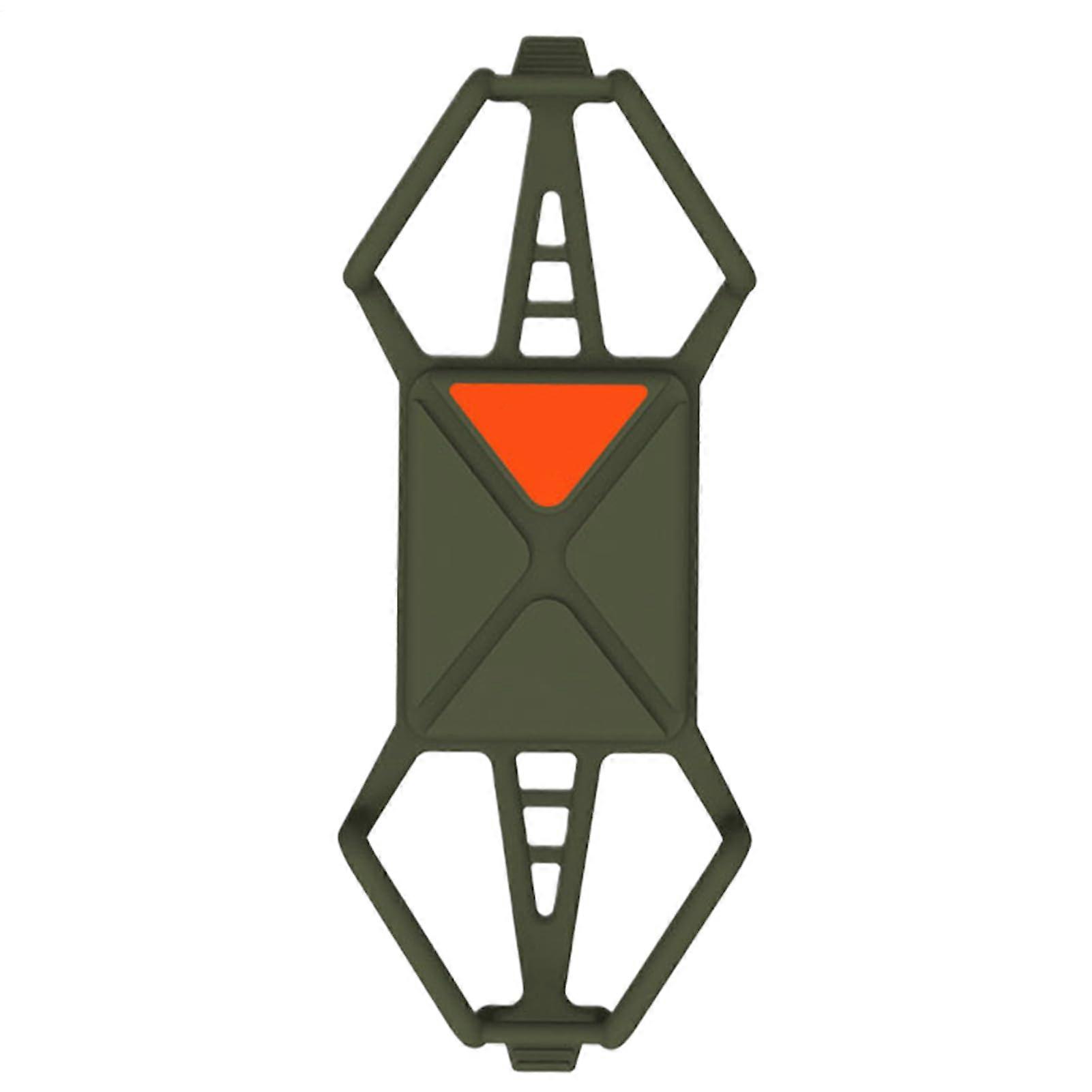 Silicone Bicycle Phone Holder - Quick-Release Locking, Shockproof Handlebar Mount, 360-Degree Rotating Safety Strap