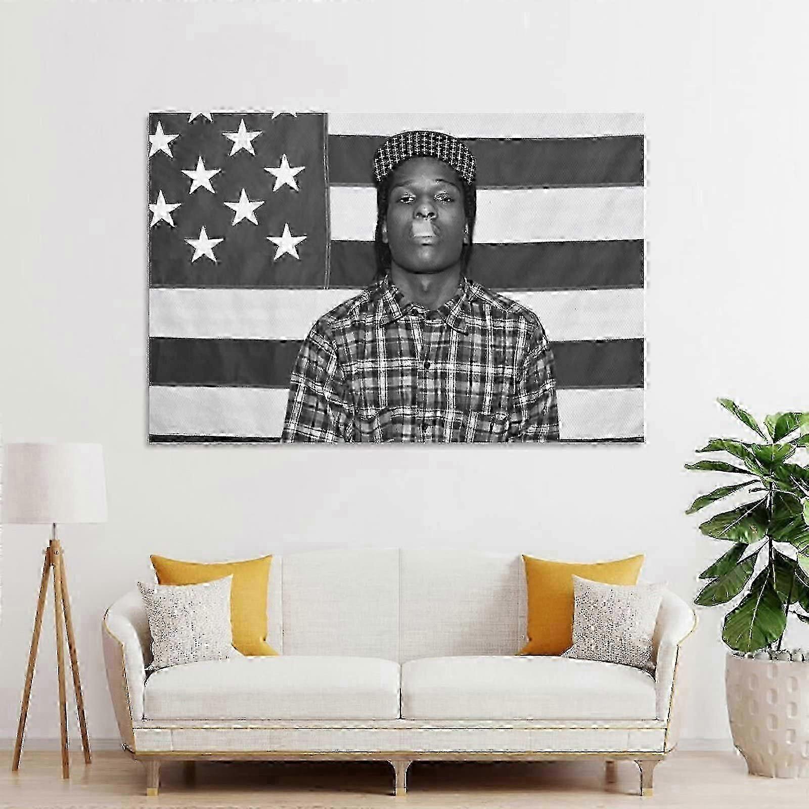 2025 A-AP Rocky ASAP American Flag Rap Rapper Motivational ...