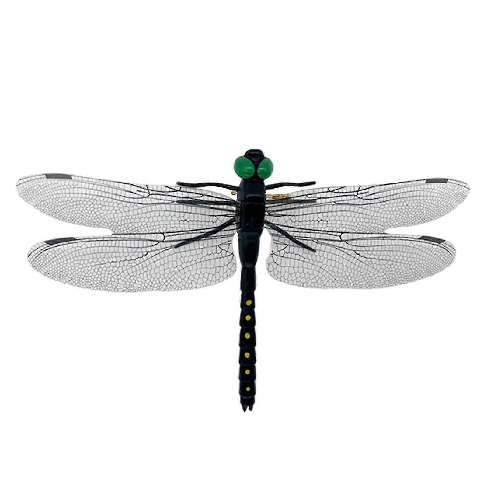 Clip-On Artificial Dragonfly for Outdoor Bugs Repellent, 3D Realastic Dragonfly Garden Decor