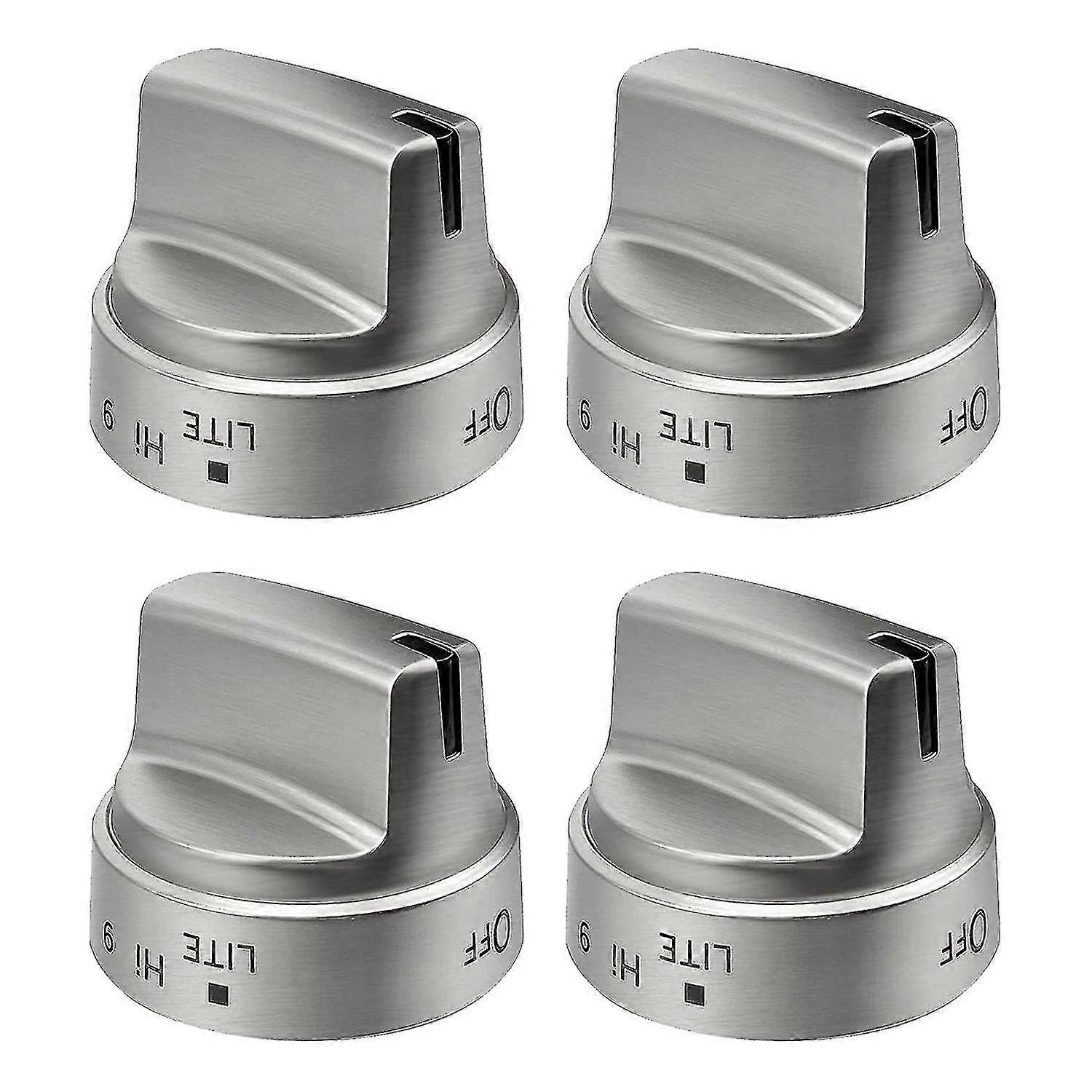 Replacement Knobs Pack for Burner Range Oven - 4 in 1, Ps11729081, Ap5989029, 4363588