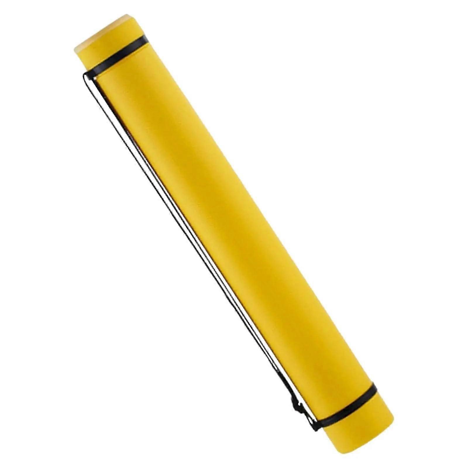 Drawing Tubes Telescopic Poster Tube for Paintings and Drawings, Adjustable Size with Strap for Artworks Storage