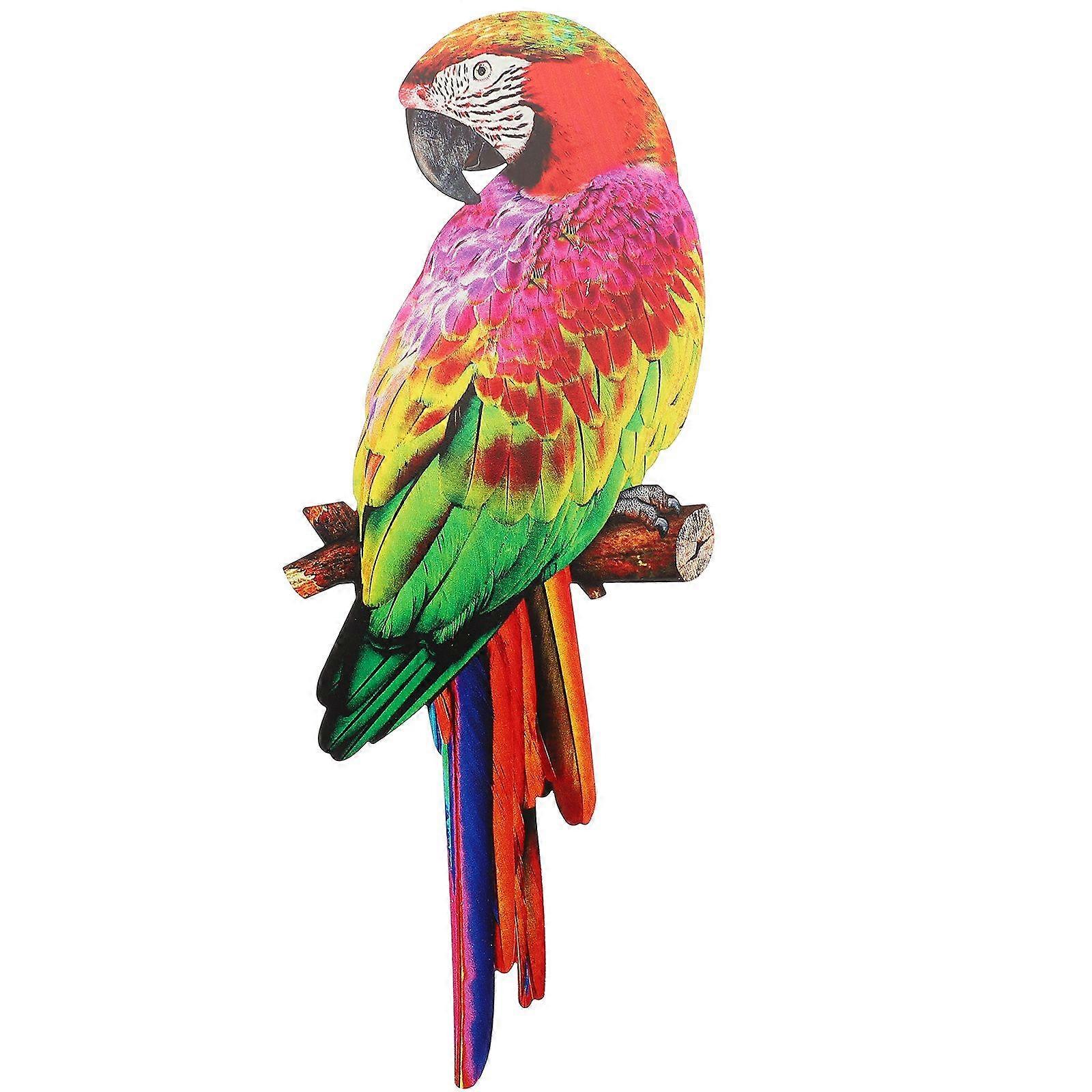 Hanging Toucan Ornament Decorative Metal Bird Craft Realistic Toucan for Home