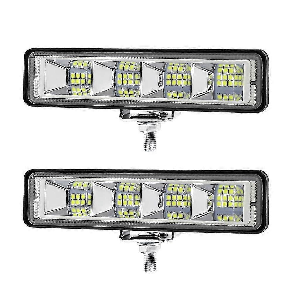 Wasserdichte LED-Bootslichter, 2 Lichter 72W wasserdicht getestet Deck/Dock Marine Lichter 2200LMS 120Flood