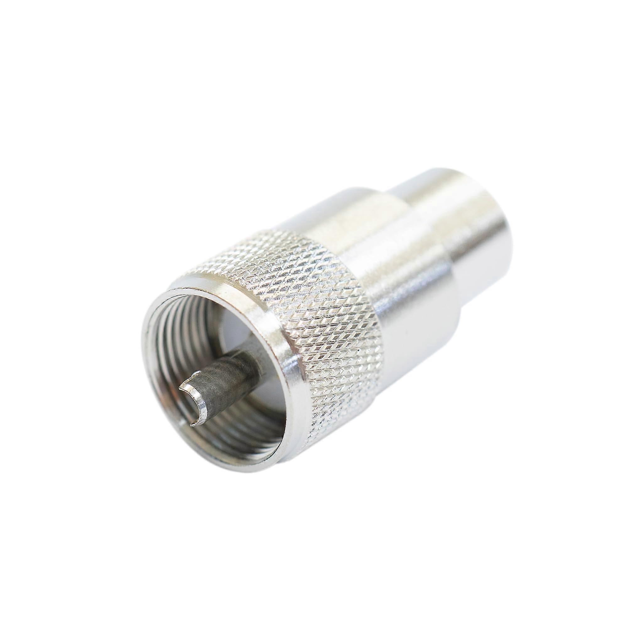 PL259 Plug for RG213 Cable, 9 mm Pin Length, High-Quality Connector, Compatible with HF/VHF Applications