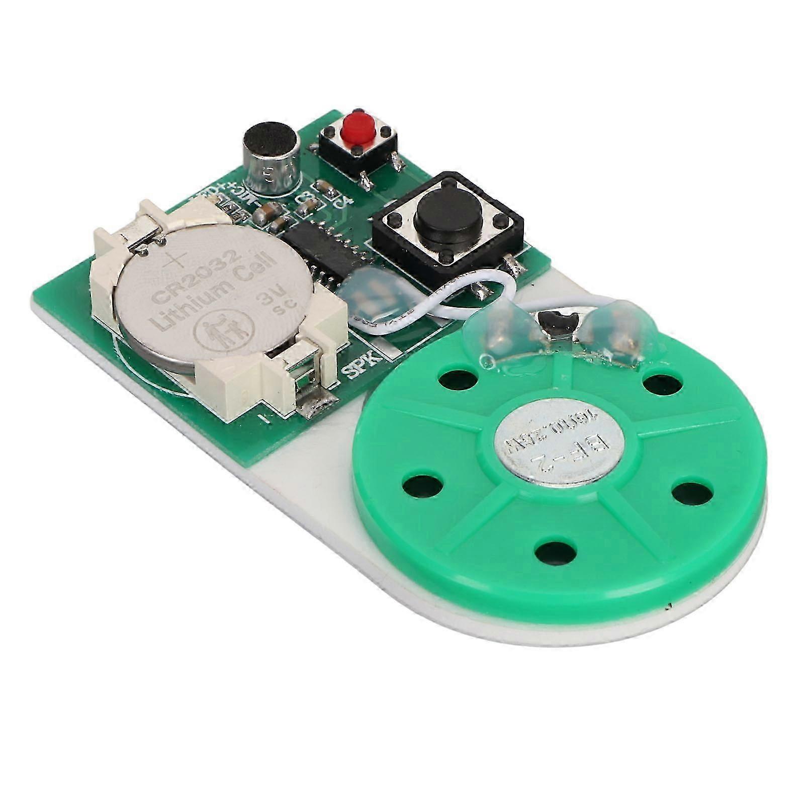 25 Seconds Recording Module Professional Button DIY Sound Chip Module with Double Faced Adhesive Tape for Greeting Card