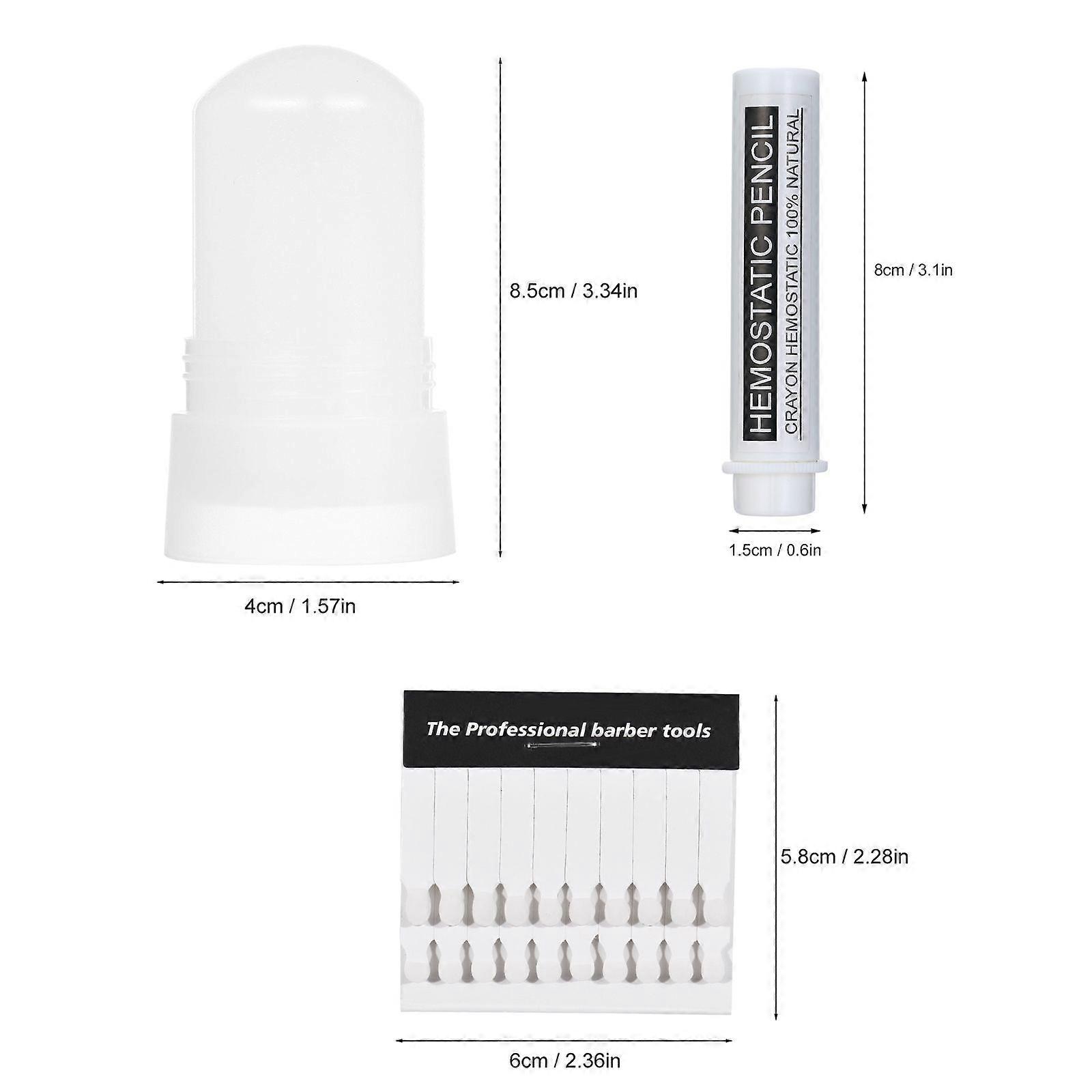 Stops Bleeding Styptic Pencil Alum Matchsticks Alum Stone 100% Natural After Shave Styptic Matches Stick Stone Shave Accessories for Men Razor Nicks B