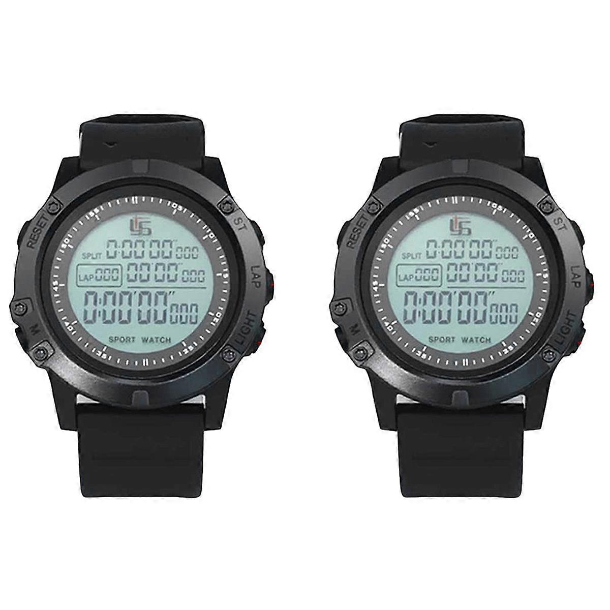 2X Stopwatch Digital Soccer Stop Watch Timer for Coaches 100 Lap Memory Water Countdown Stopwatch