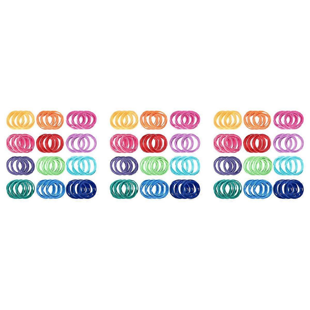 576 Pcs 7 Inches Potholder Loops Weaving Loops Weaving Craft Loops with 12 Colors for DIY Crafts Sup