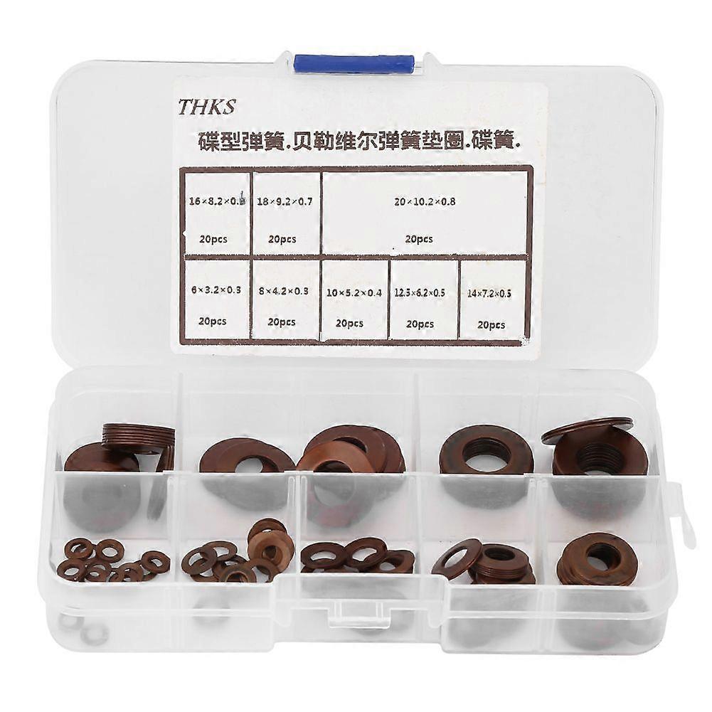 8 Types Belleville Compression Spring Disc Washer Gasket Disc Spring