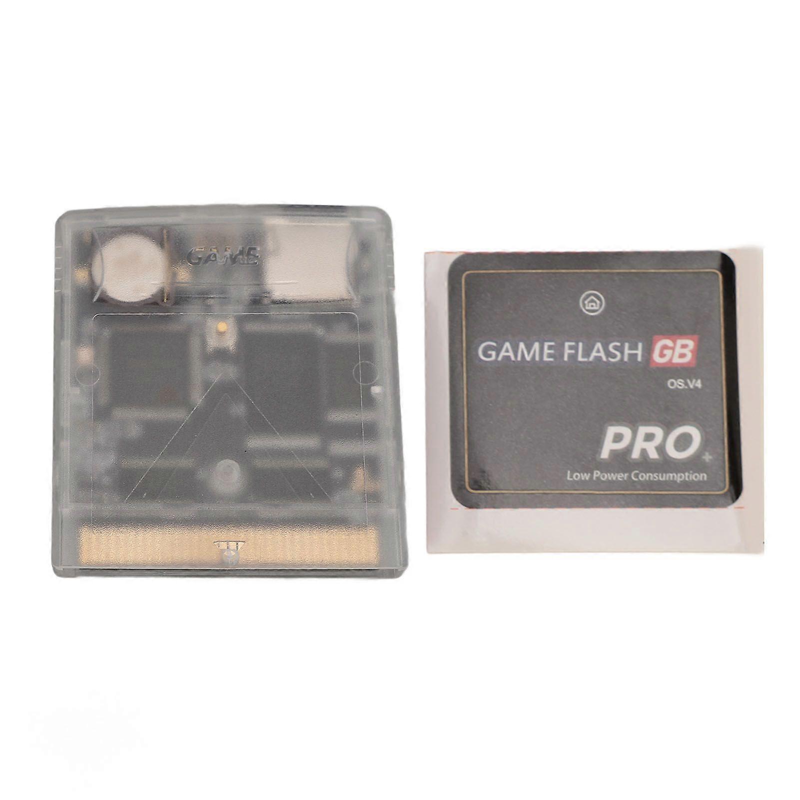Flash Memory Card for Gameboy Color Professional 1000 in 1 Game Video Cartridge 8G Memory Card for Gameboy Advance SP Translucent White