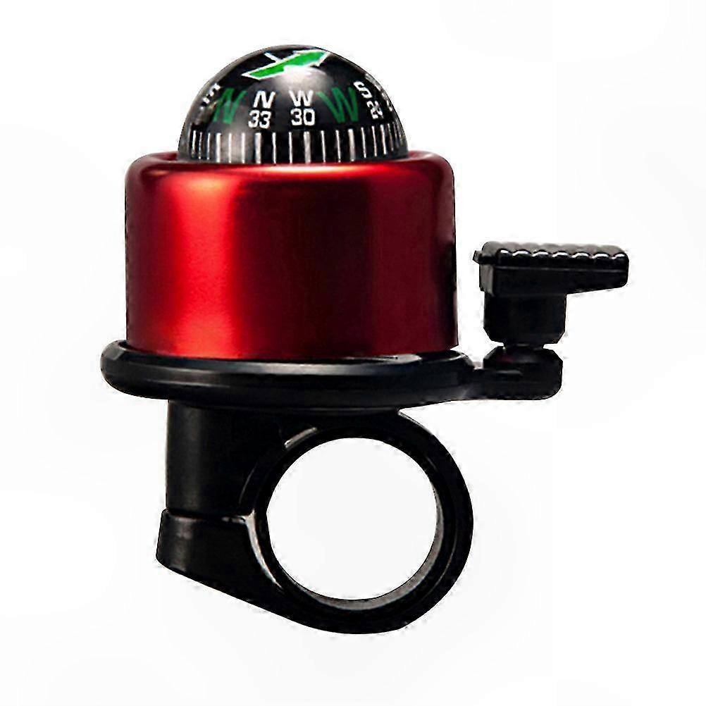 Bicycle Compass Bell with Red Riding Gear Accessory