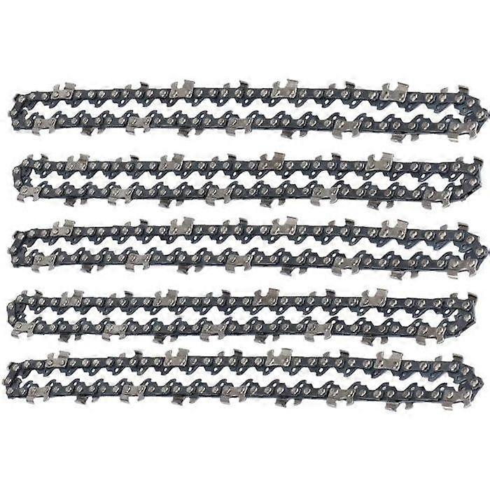5Pcs Mini Chainsaw Chain 6 Inch Chainsaw Guide Bar Portable Saw Chain Replacement Chain