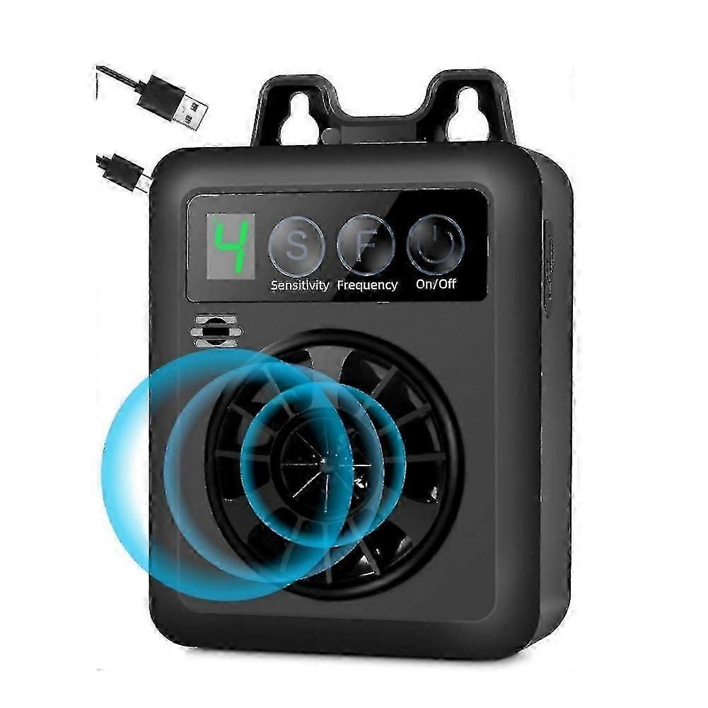 Anti Barking Device, 50ft Upgraded Dog Barking Control Device with 3 Adjustable Sensitivity/Frequency Levels, Rechargeable Ultrasonic Dog Bark Deterre