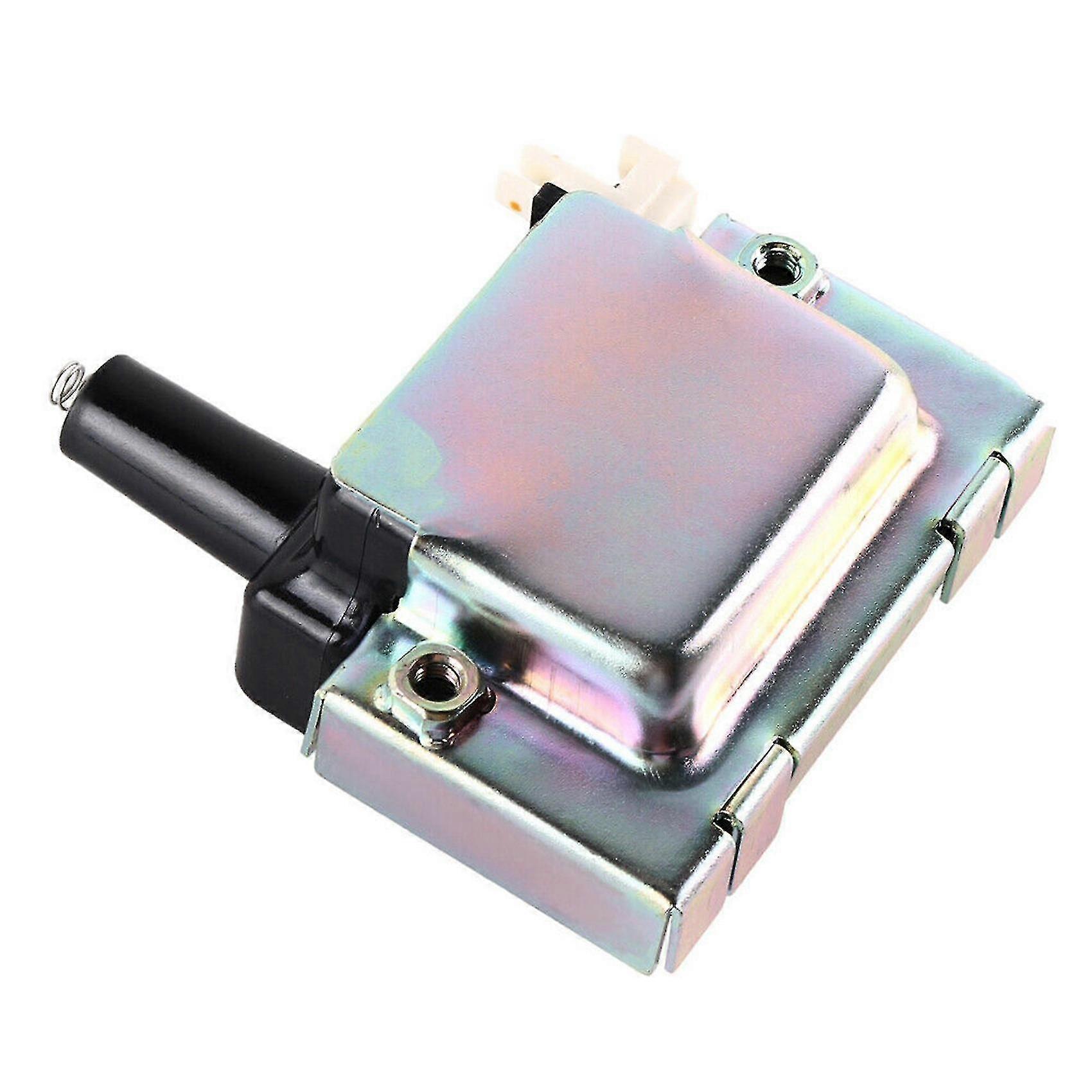 Ignition coil, black and silver plastic and metal material, suitable for multiple models