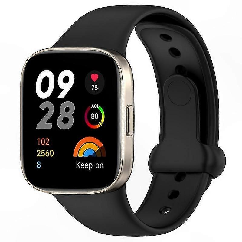 Silicone Watch Strap for Redmi Watch 3 - Soft Comfortable Bracelet Band Replacement