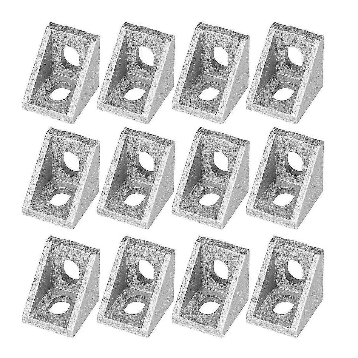 25Pcs 2028 Corner Bracket for 2020 Aluminum Extrusion (Dull Polish)