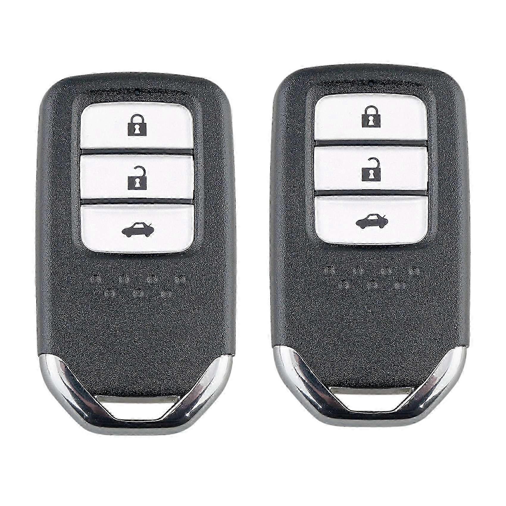 Smart Remote Key with 3 Buttons & 433MHz ID47 Chip for City/Jazz/Grace 2015 Models - 2 Pack