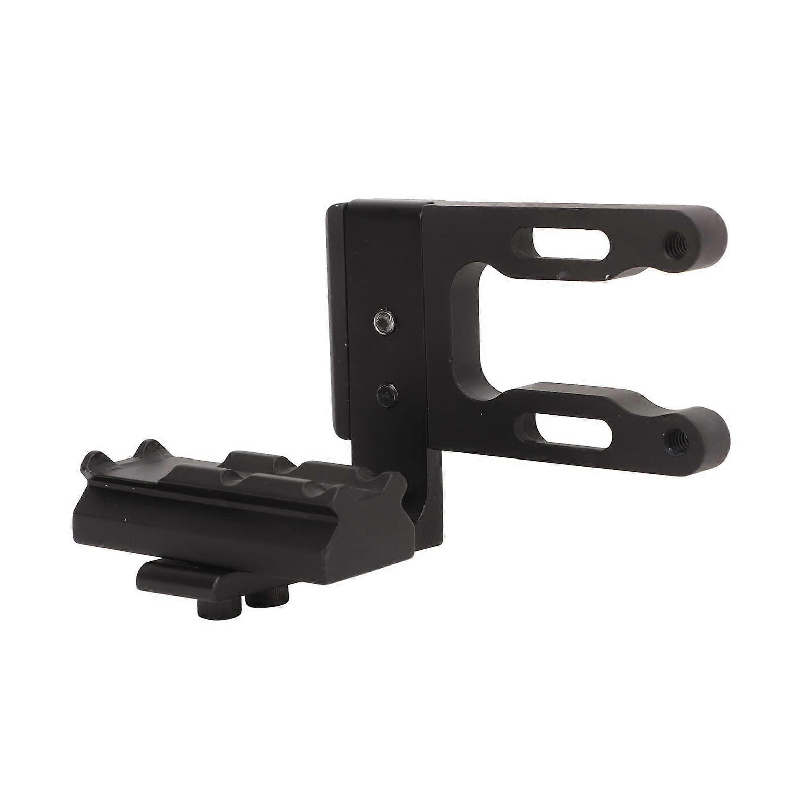 Archery Laser Sight Bracket Aluminium Alloy Adjustable Tabletop Mount Black For Composite and Reverse Bows CNC Integrated