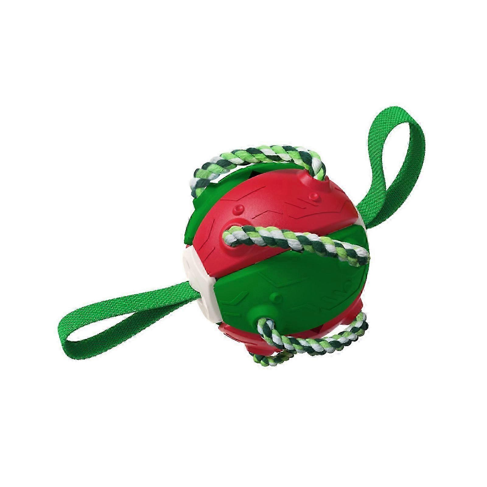 Interactive Toy Dog Flying Disc Toy Lightweight Dog Chew Ball Toys Dog Tug of War Toys