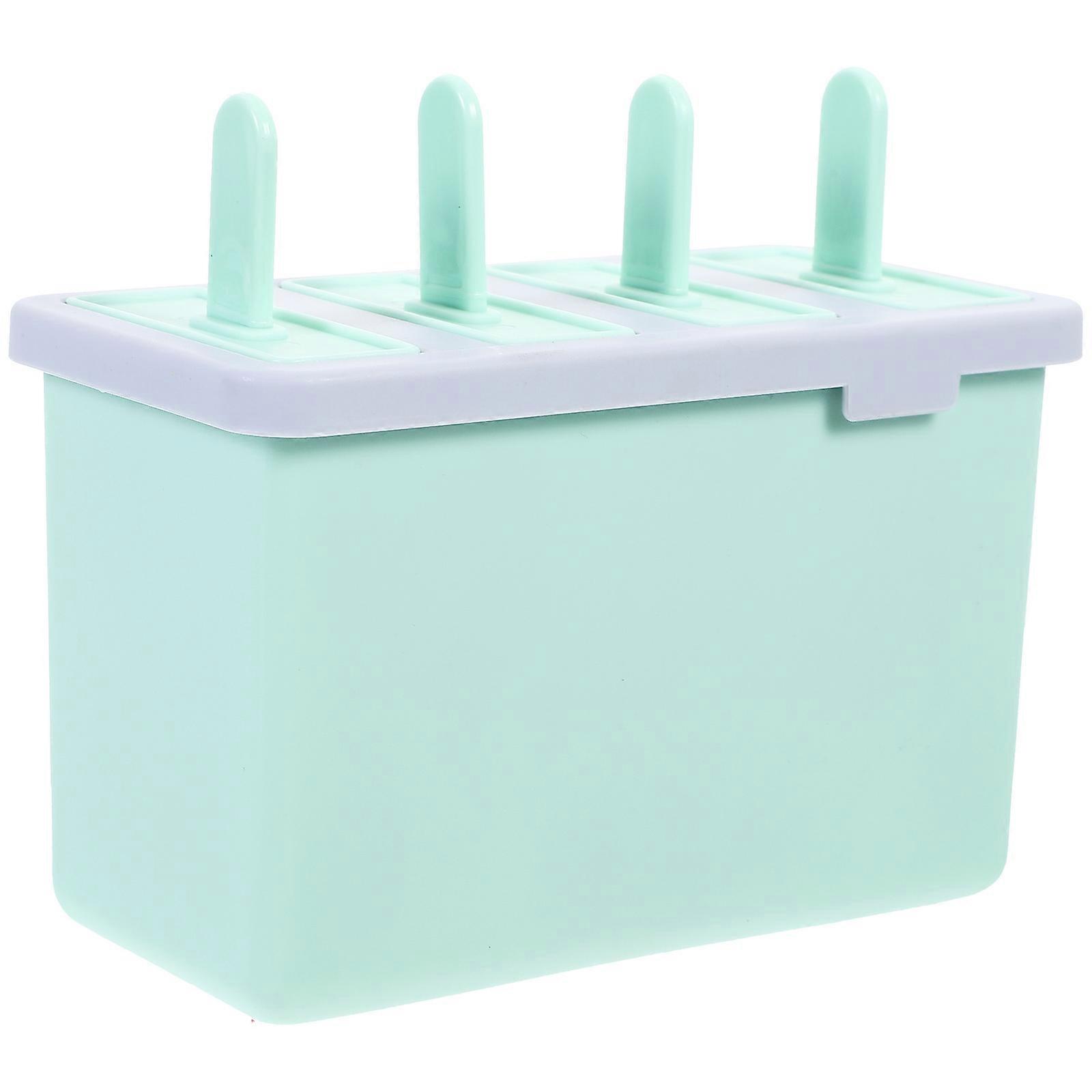 Popsicle Molds Ice Cream Making Tool for Making Ice Cream 4-Cell DIY Set